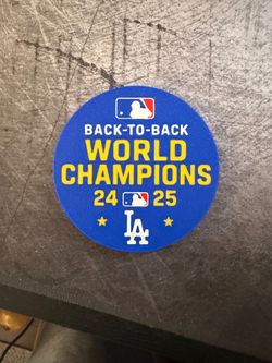 Dodger coasters