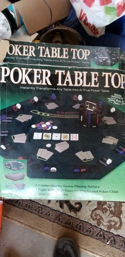 Poker table top