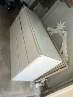 White IKEA dresser