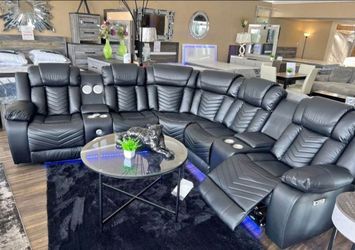 Power recliner sectional Sofa