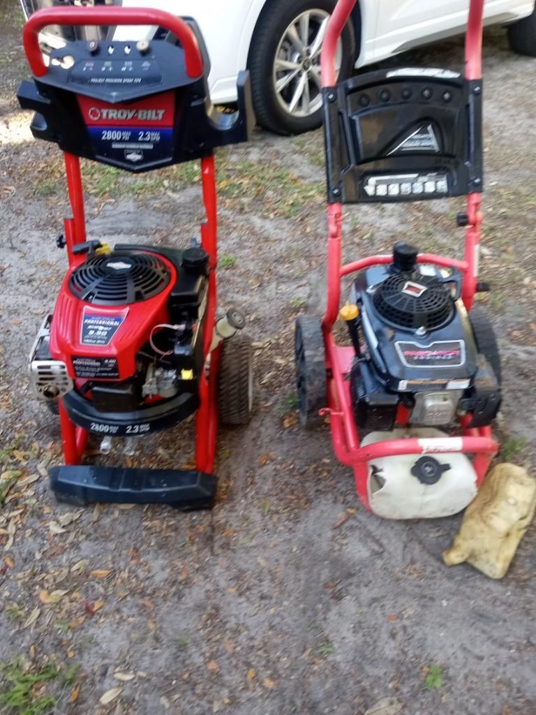 2 pressure washers as is needs carborator work $80 for the both together . Mount Dora Fl 32757