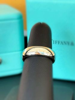 Tiffany & Co. Platinum 950 Men's Wedding Band 6mm Size 7 with Box