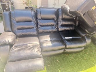 living room set leather sofa