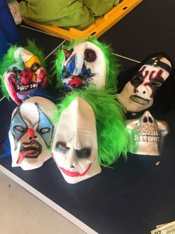 Halloween clown masks