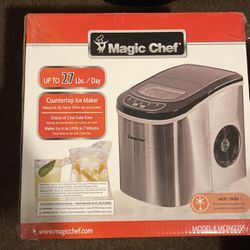 Silver Magic Chef Counter Chef Ice Maker 