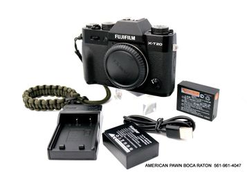 Fujifilm X-T20 Mirrorless Digital Camera Black BODY ONLY NO LENS Camera is barely used  