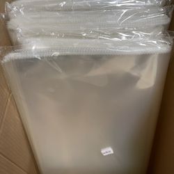20x24” 100 pcs Crystal Clear Poly Bags Cellophane Large Poly Bags
