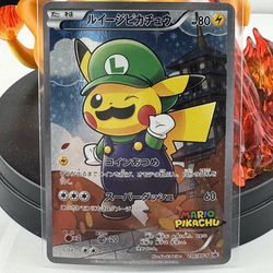 Pokemon TCG Pikachu Luigi 296/XY-P Promo
