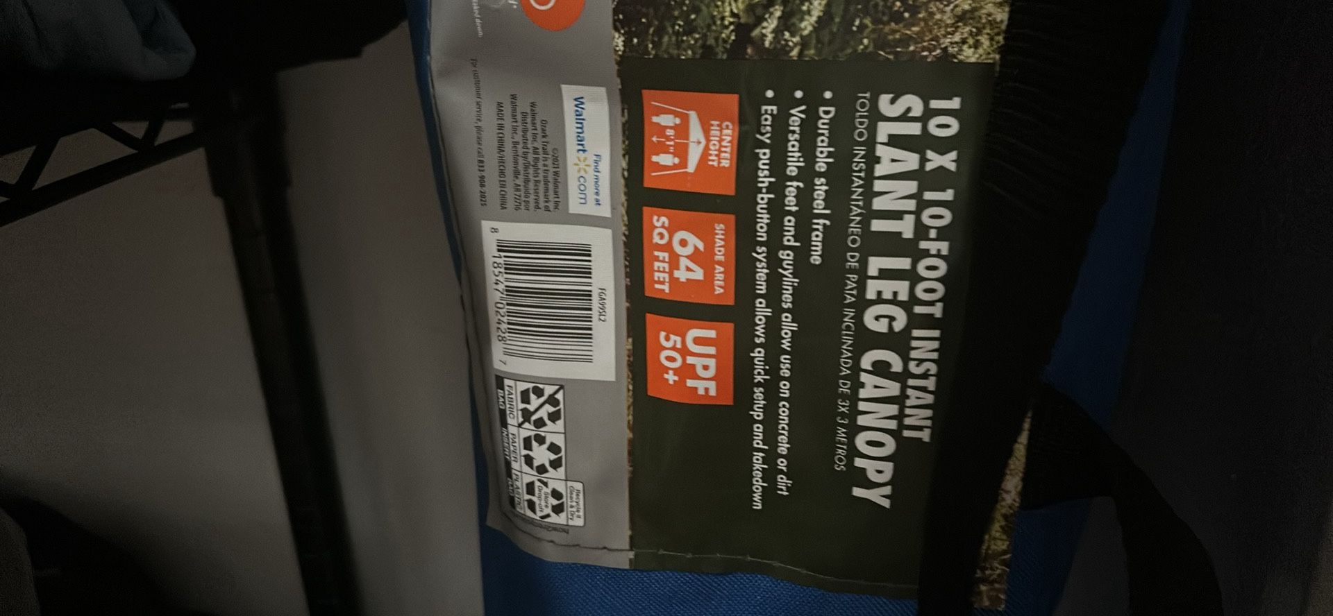10x10 Canopy Blue Tarp