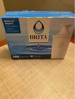 New Standard Brita Water Filter Refills - pack of 3 $6 2 packs $10