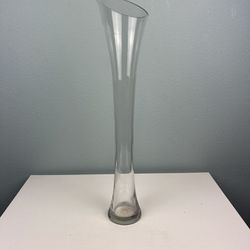 Irregular Skinny Glass Vase