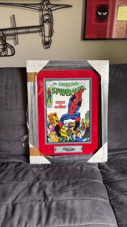 Custom framed comic cover