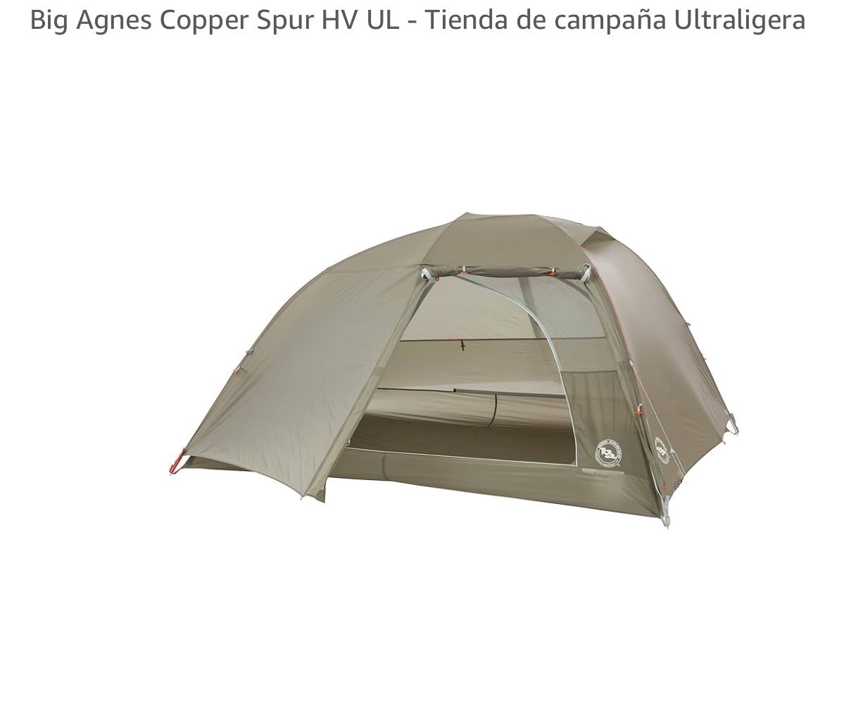 Big Agnes Copper Spur HV UL3 Tent – Olive – Ultralight Backpacking 