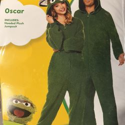 Sesame Street Oscar The Grouch Couples Costume L/XL