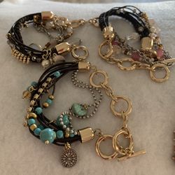 Lot Of Earrings And Bracelets  - 15 Pair Of Earrings And 3 Bracelets