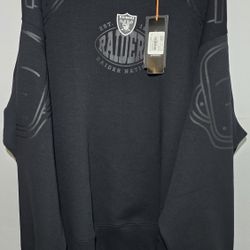 Hugo BOSS X NFL Las Vegas Raiders Crewneck Sweater Raider Nation Mens Size XXL
