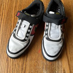 Nike Mens Vandal Low Premium Leather Shoes Size 11 White Red Yellow Black 2007