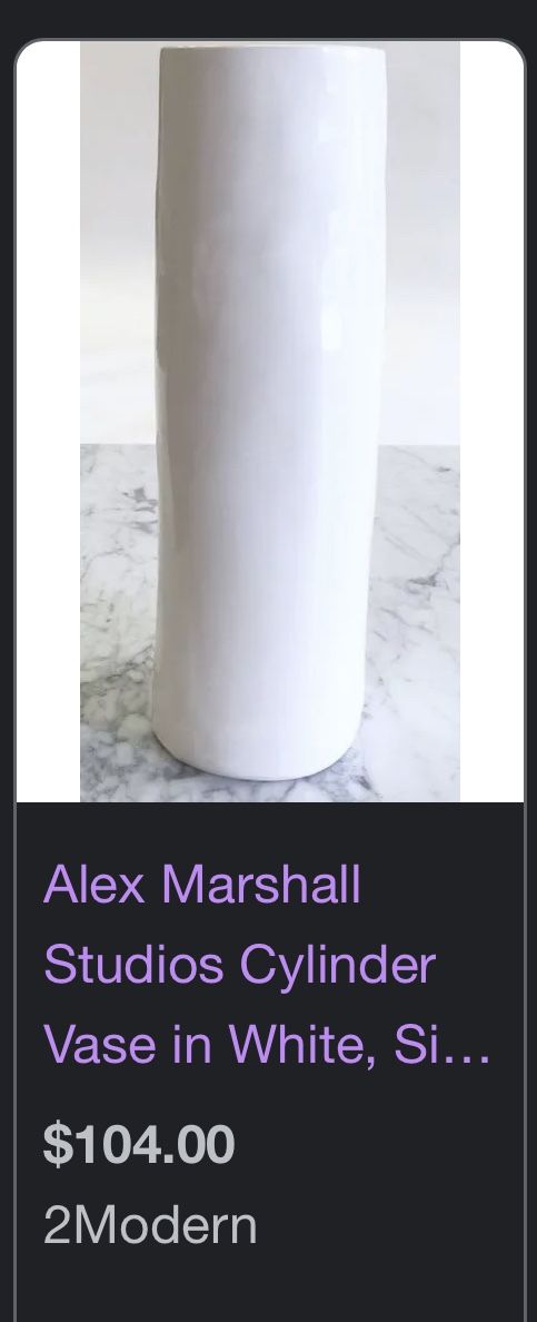 12 Off White Tall Cylinder Vases Centerpieces