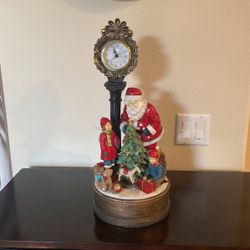 Christmas Santa Clock Unique Piece!