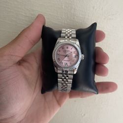 Pink Face Ladies Watch 
