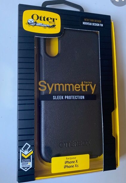 ~BRAND NEW/IN BOX~Otterbox SYMMETRY SERIES Case for iPhone Xs & iPhone X ~BLACK~Pick Up In Archdale ~$12 OBO~