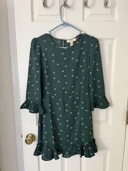 Green Floral Dress