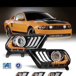 DRL 2018 Style Mustang Headlights 