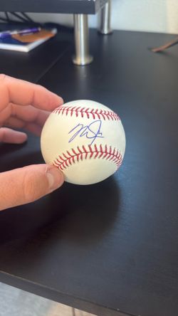 Mike Trout Signed Baseball