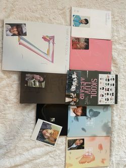 BTS Album Collection with Photocards