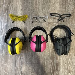 Walker's Ear Muffs and glasses combo kit Excellent condition like new  