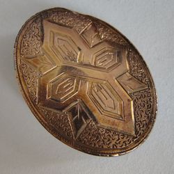 unusual antique art deco brooch