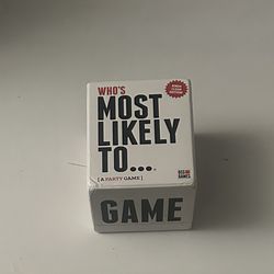Card Game (Most Likely Too)