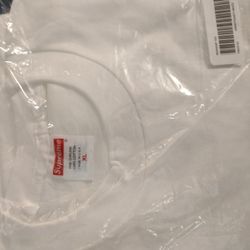 Brand new Supreme White Tshirt Size Xl..