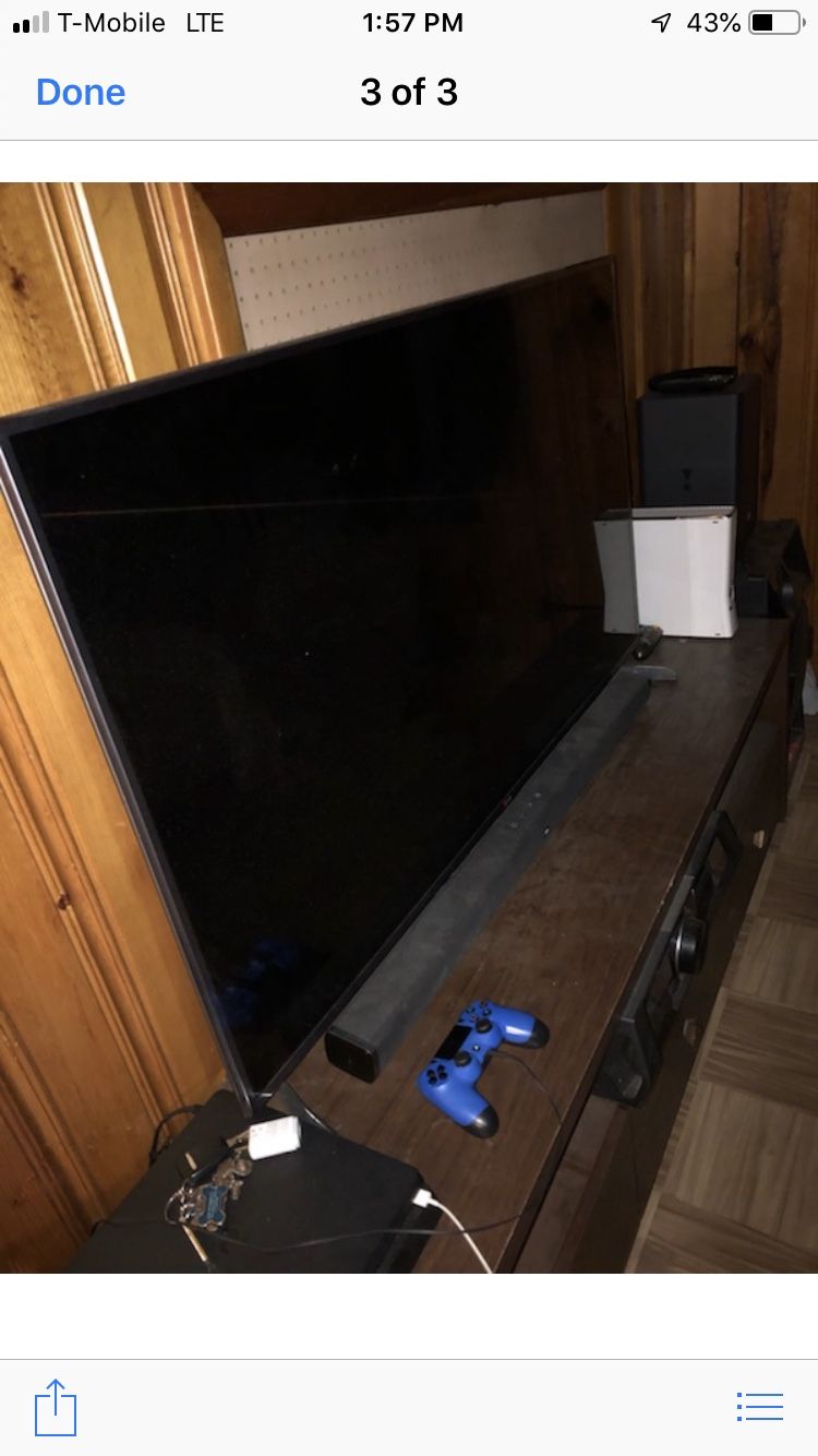 55 inch LG tv (no controller)