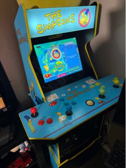 The Simpsons arcade 1UP works