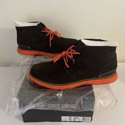 Stacy Adams Suede High Top Shoes Size 10 New