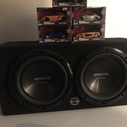 Dual Kenwood Subwoofers 