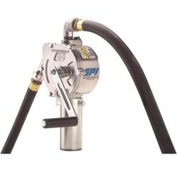 GPI 123000-06, RP-10-UL Rotary Hand Pump, Up to 10 Gal/100 Revolutions, Metal Spout, 8’ Hose, Suction Pipe