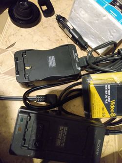 Camcorder batteries and chargers