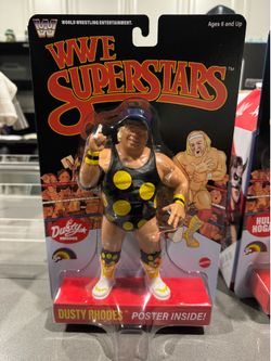 LJN WWE SUPERSTARS Dusty Rhodes Black Card WWF WCW ECW AEW TNA ROH