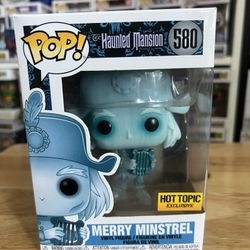 VAULTED EXCLUSIVE Merry Minstrel Haunted Mansion Funko Pop #580 Horror Disney