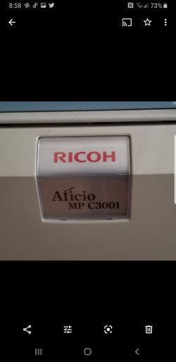 Ricoh Aficio MP C3001 Printer