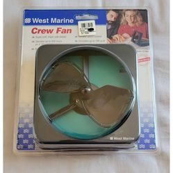 West Marine Compact Portable Crew Fan - Black, New