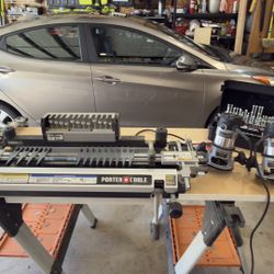Porter  Cable 24” Omnijig With ALL accessories And 2 Routers