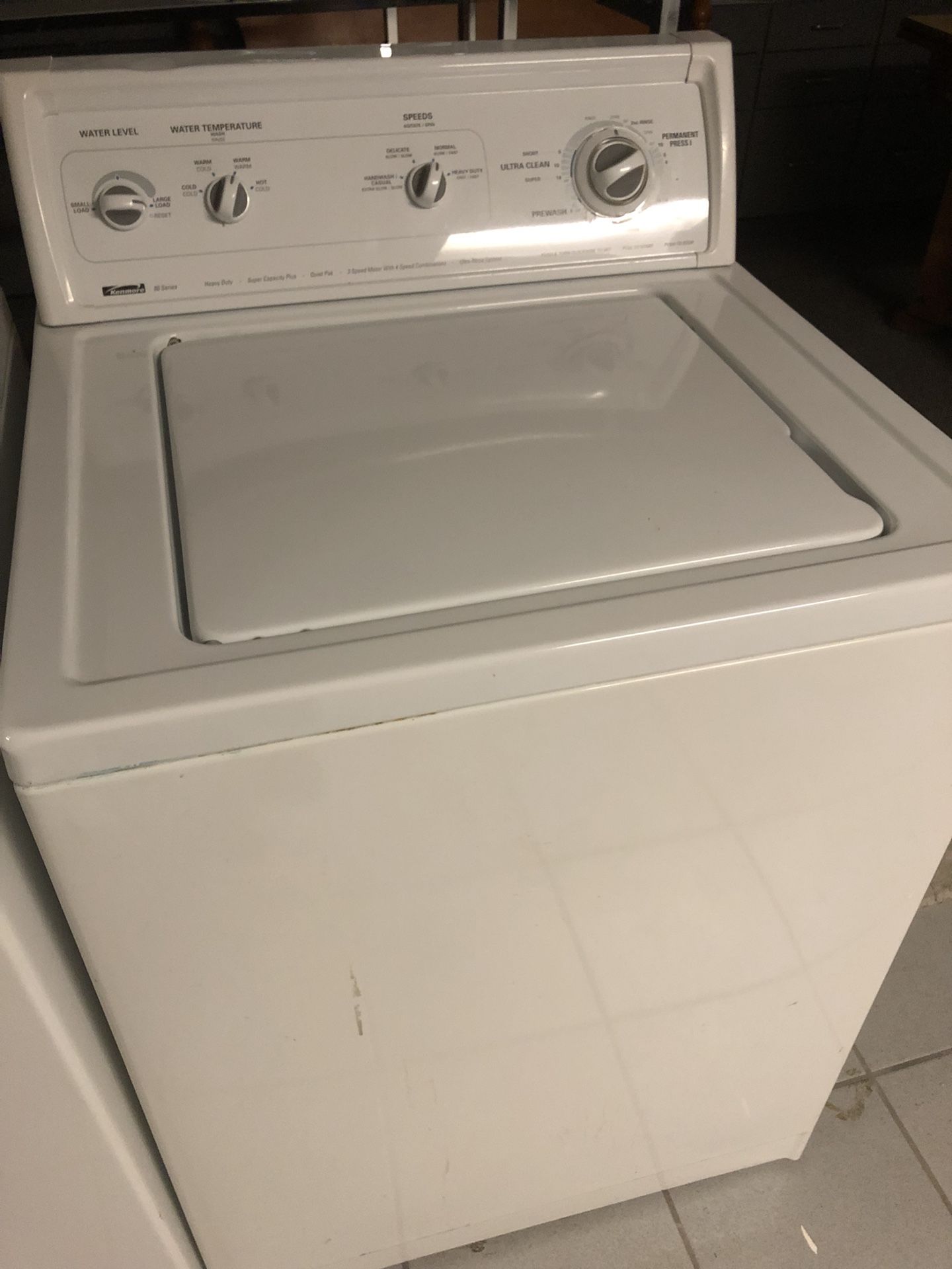 Kenmore washer