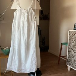 Beautiful White Summer Dress Xs
