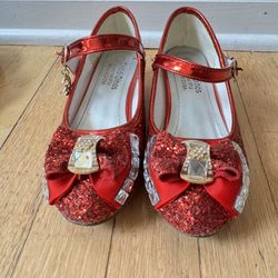 ✨ Cadidi Dinos Girls’ Princess Dress Shoes – Sparkle in Every Step! Size 1.5 ✨