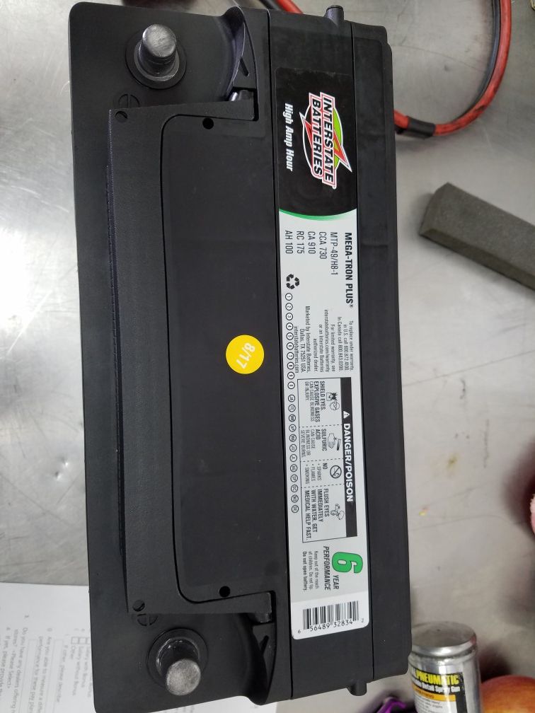 Interstate battery MTP-49/H8 730cca