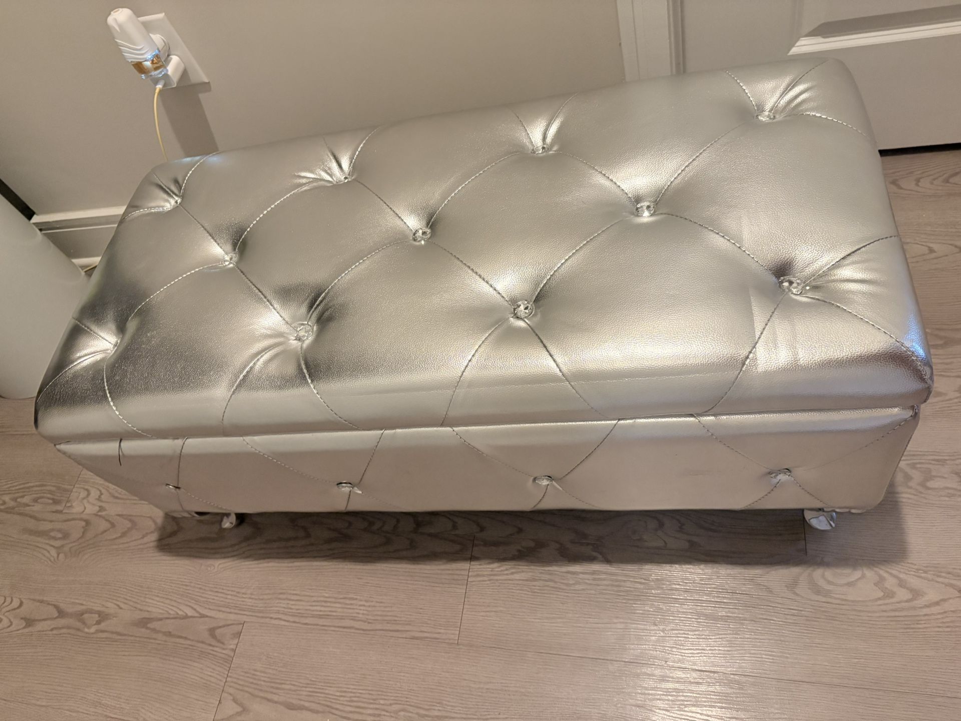 Silver studded Bench