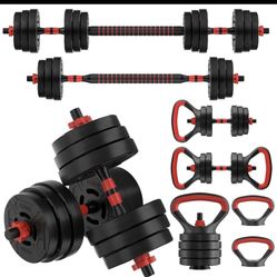 BalanceFrom 60LB Adjustable Dumbbell Set